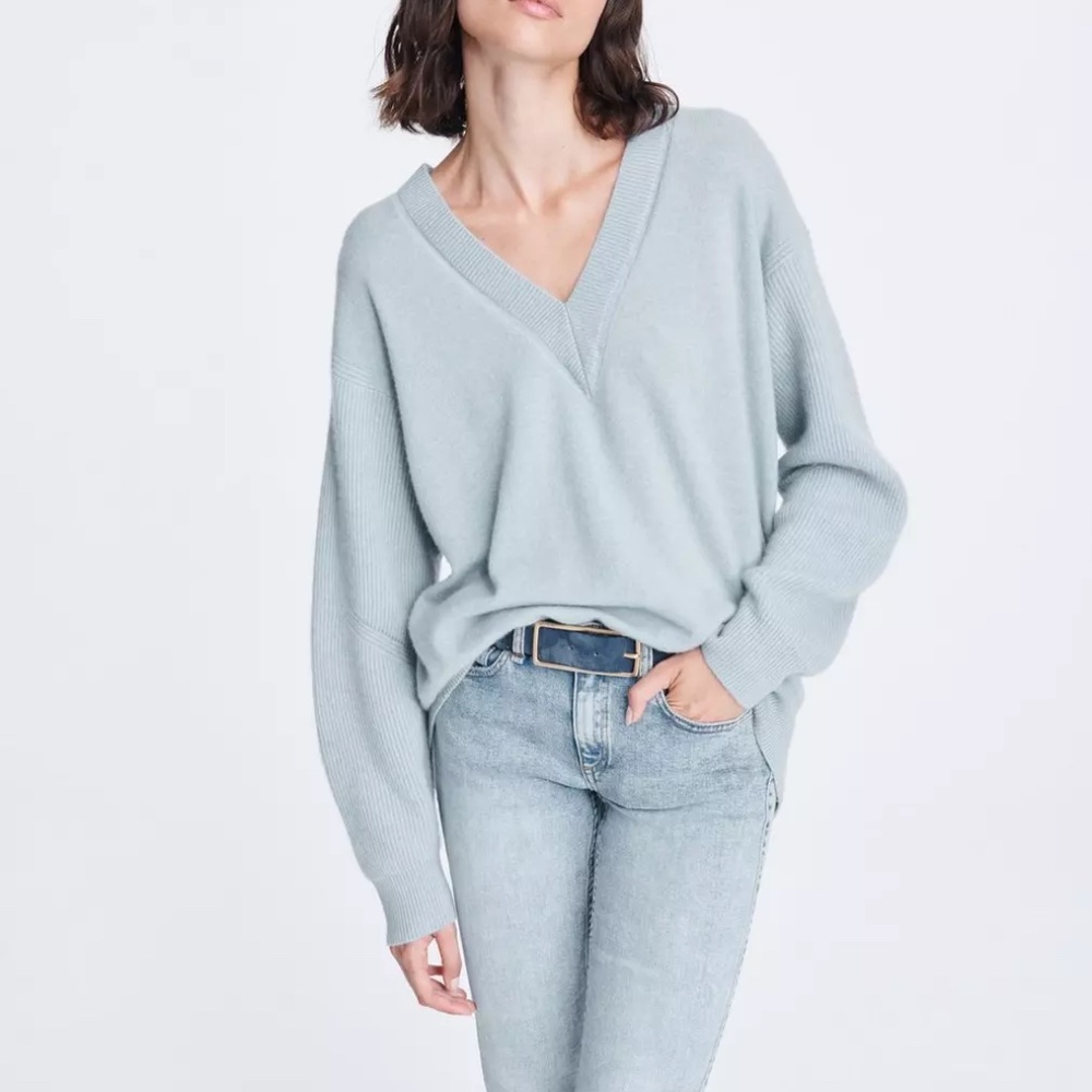 Rag & Bone V Neck Cashmere Sweater